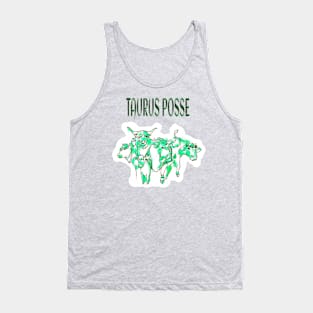 Taurus Posse Emerald Herd - Back Tank Top